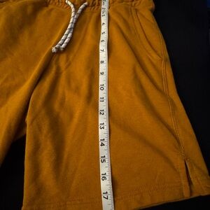 Huntington Beach Club Men’s Mustard Yellow/Tan Fleece Shorts Size 32 (Medium)